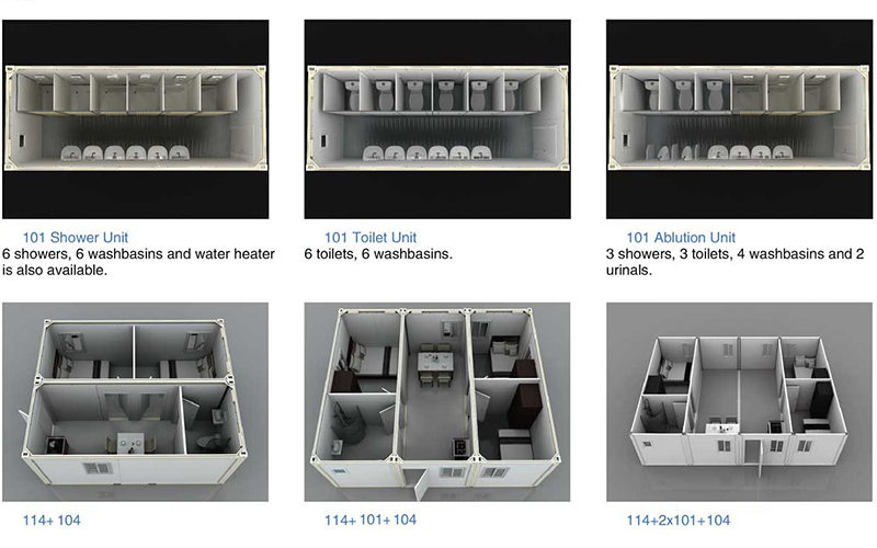 Publick toilet container