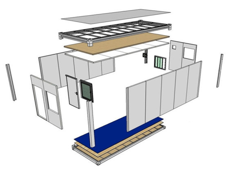 flat pack container installation
