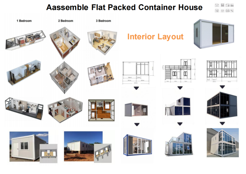 flat packed container house